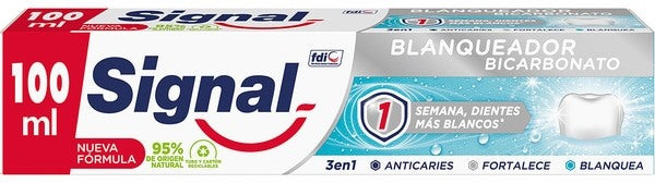 Signal Blanqueador Bicarbonato Toothpaste, 100 mL