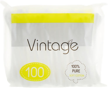 Vintage Cotton Swabs, Bag, 100 pcs - Image 2