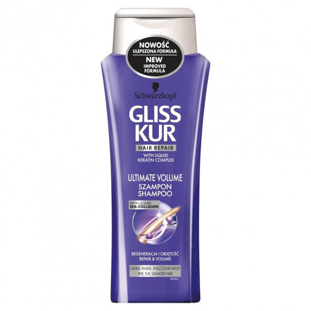 for Fine Hair Gliss Kur Ultimate Volume Shampoo, 250 mL