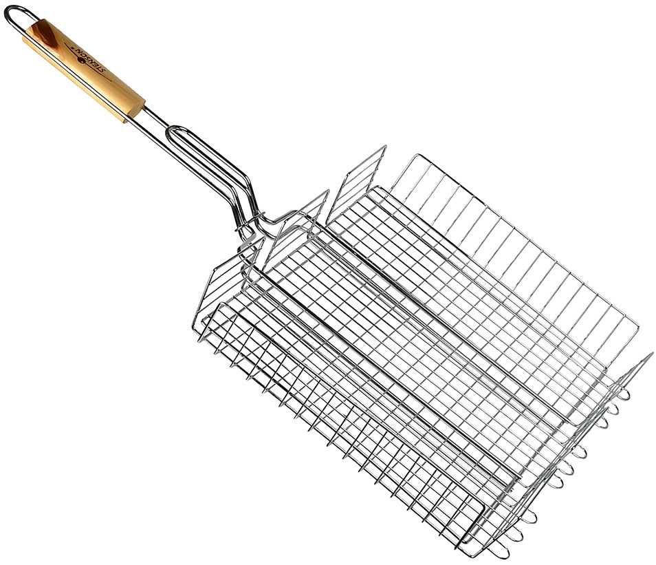Stenson MH-0085 Deep Grill Basket, 41 x 31.5 x 6.5 cm