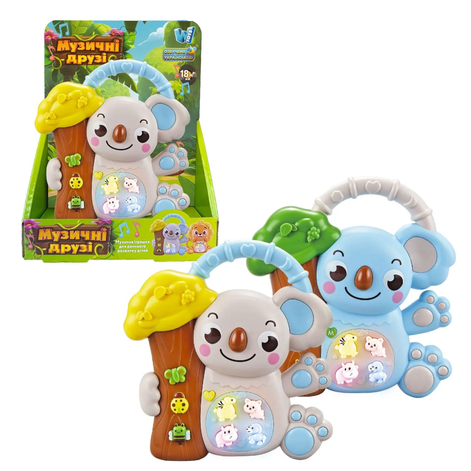 99186 Musical Koala Learning Toy with Lights & Ukrainian Audio