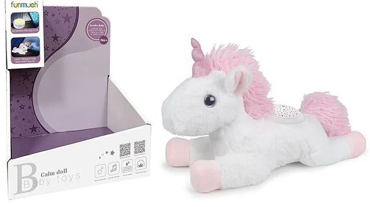 FM 666-48 Unicorn Kids' Night Light with Starry Sky Projector