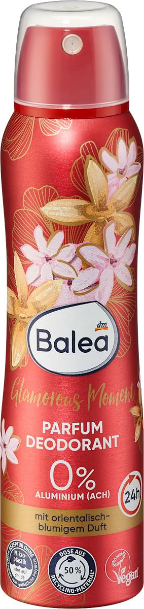 Balea Parfum Glamorous Moment Women's Aerosol Deodorant, 150 mL