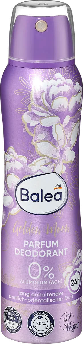 Balea Parfum Golden Moon Women's Aerosol Deodorant, 150 mL