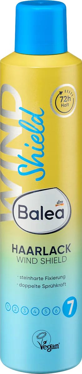 Balea Wind Shield Hold 7 Hair Spray, 300 mL