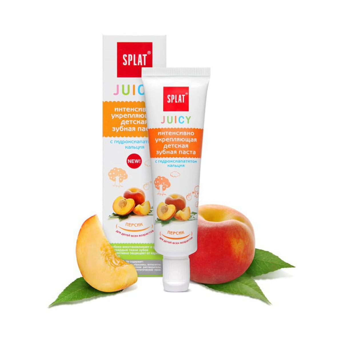 Splat Junior Juicy Peach Toothpaste, 35 mL