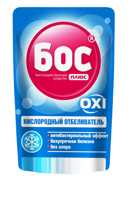 BOS Plus Oxi Oxygen Bleach for White Fabrics, 200 g