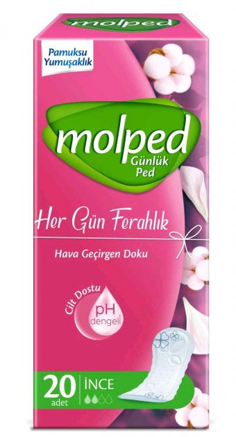 Molped Everyday Freshness Panty Liners, 20 pcs