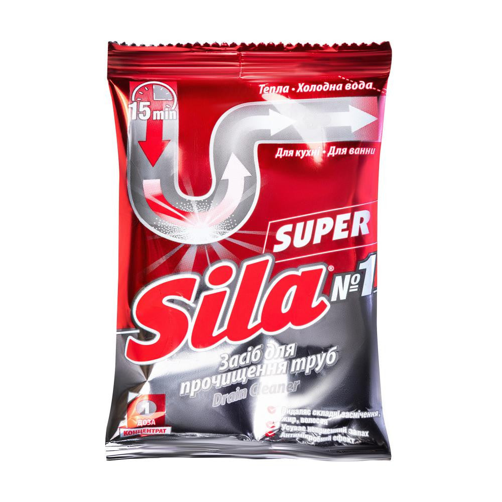 Sila Super No. 1 Granular Drain Cleaner, 70 g