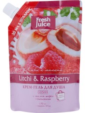 Fresh Juice Litchi-Raspberry Shower Gel, 170 mL