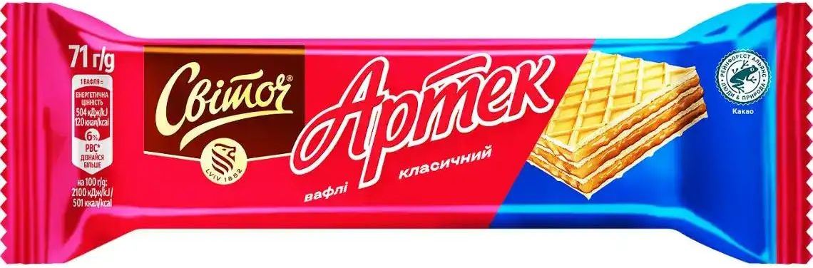 Svitoch Artek Classic Wafers, 71 g