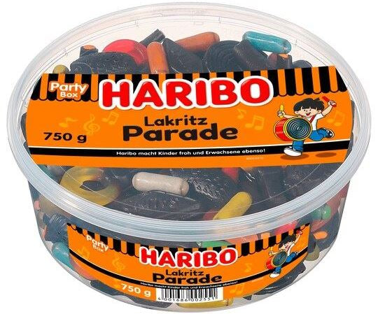 Haribo Licorice Parade Gummies, 750 g