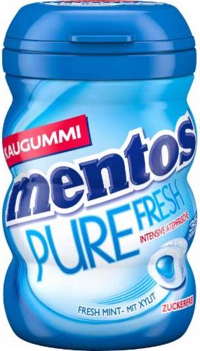 Mentos Pure Fresh Mint Chewing Gum in Jar, 35 pcs