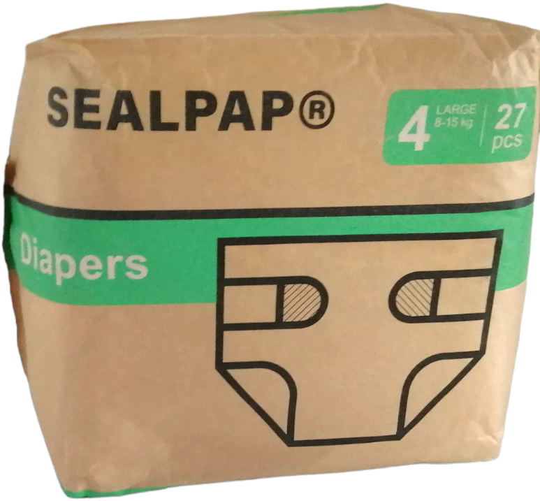 Sealpap Size 4 Baby Diapers, 8-15 kg, 27 pcs