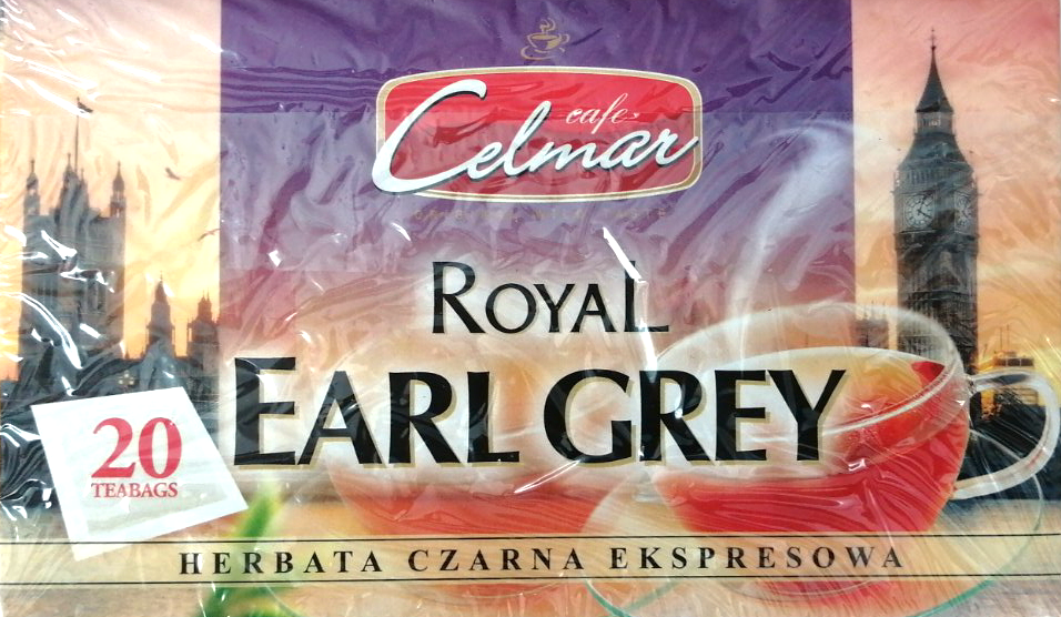 Celmar Royal Earl Grey Tea, 20 Tea Bags, 30 g