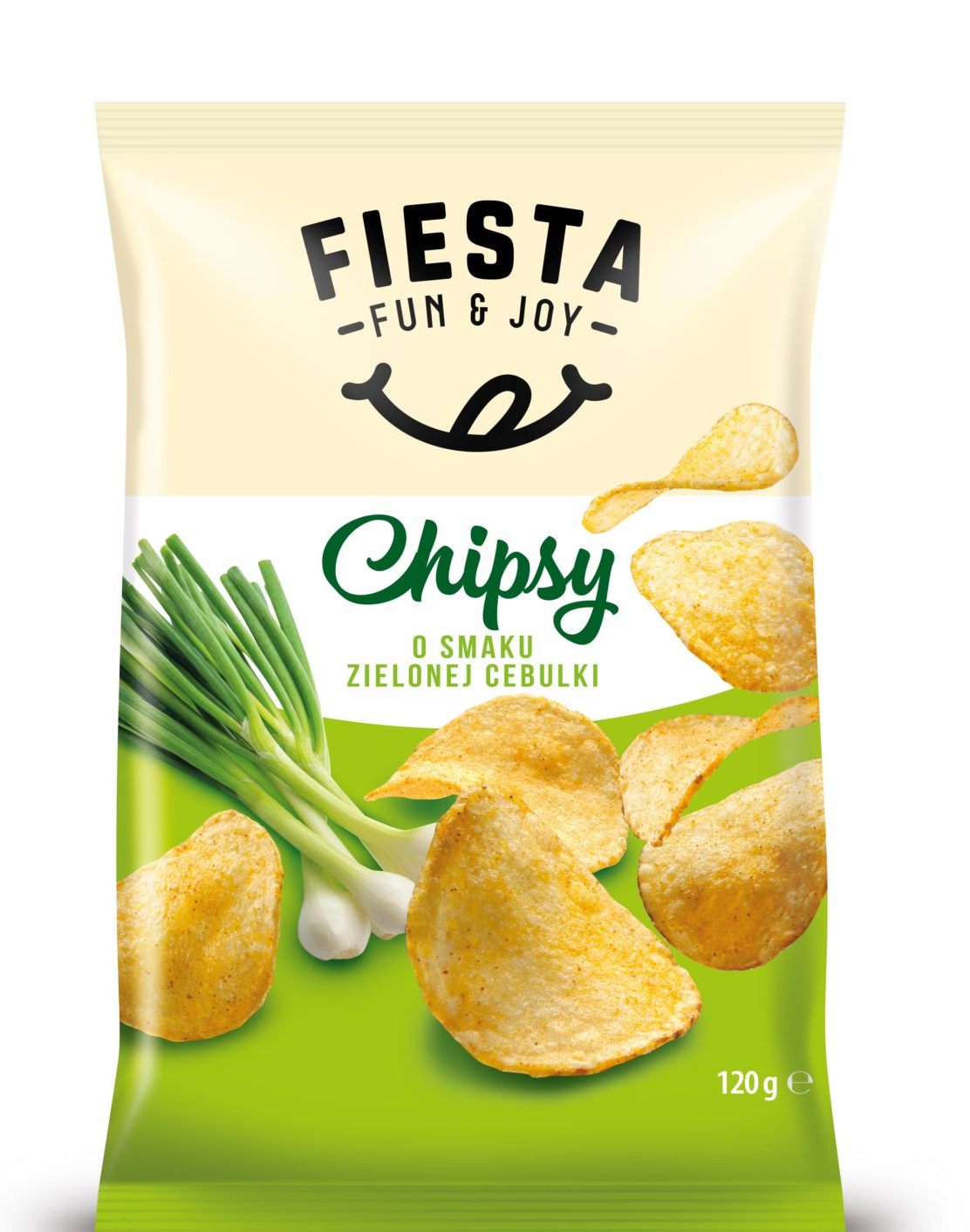 Fiesta Green Onion-Flavored Potato Chips, 120 g