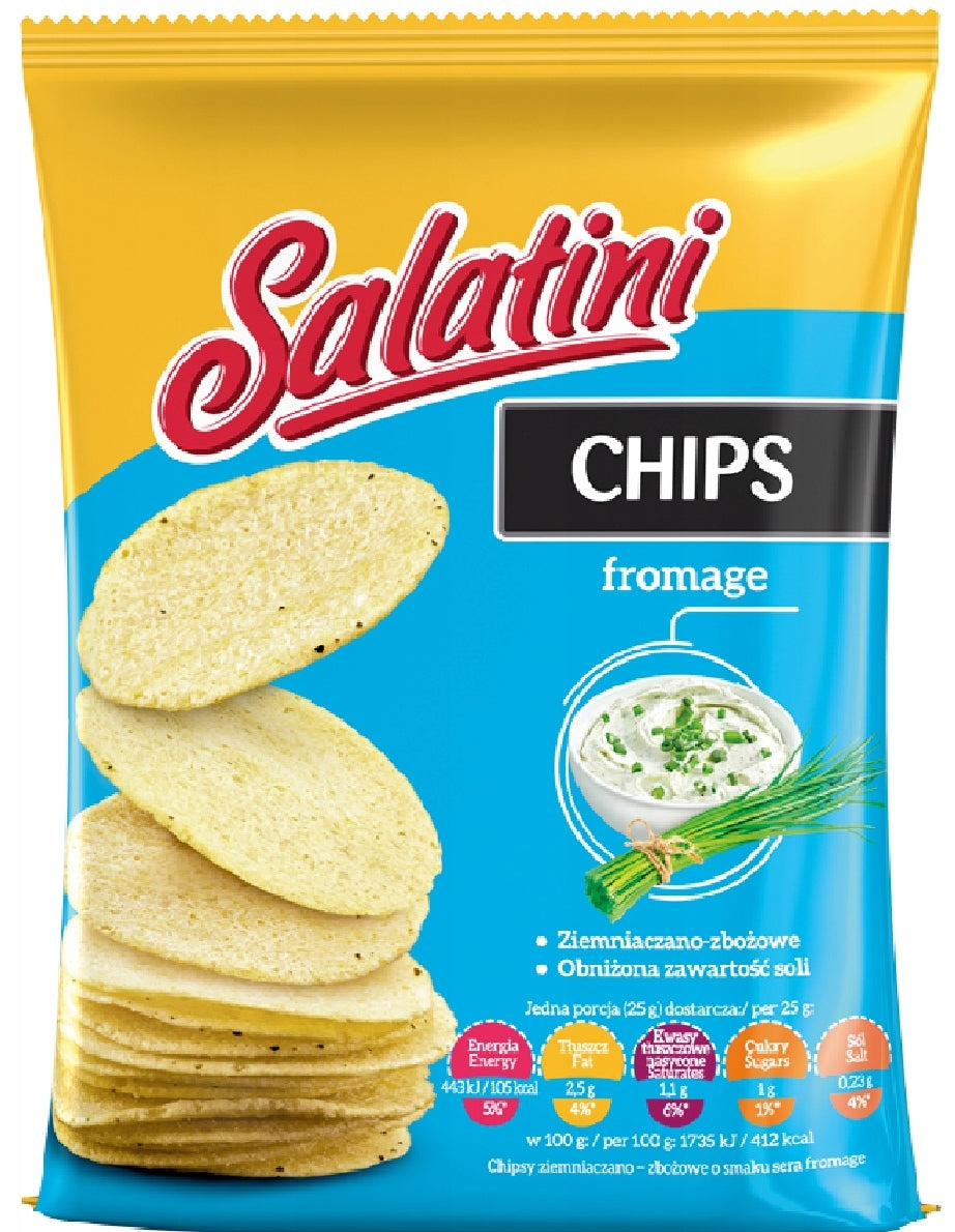 Salatini Cheese Potato Chips, 25 g