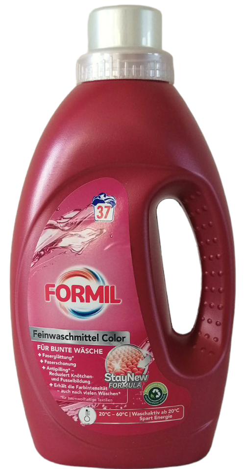 Formil Color Delicates Laundry Detergent Gel, 37 Loads, 1.5 L