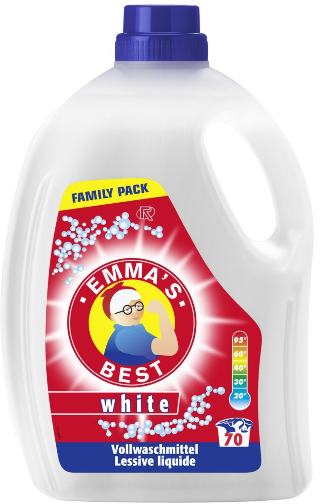 Emma's Best White Laundry Detergent Gel, 70 Loads, 4 L