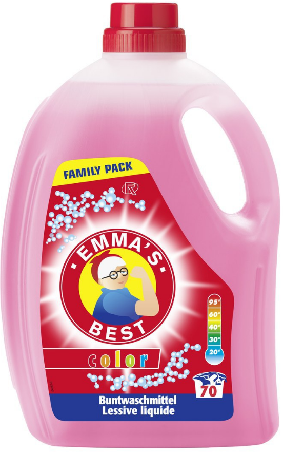 Emma's Best Color Laundry Detergent Gel, 70 Loads, 4 L