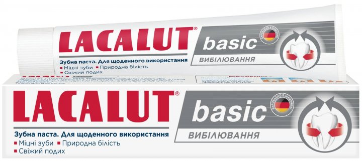 Lacalut Basic Whitening Toothpaste, 75 mL