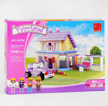Keyixing 24704 House Building Set, 448 pcs - Image 2