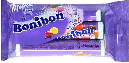 Milka Bonibon Chocolate Dragees, 3 x 24.3 g
