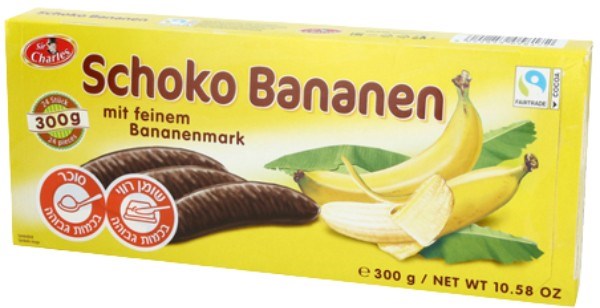 Sir Charles Chocolate Bananas, 300 g