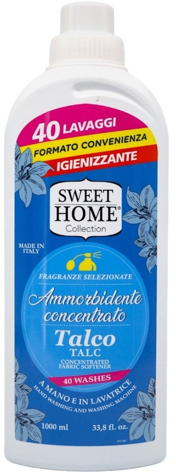 Sweet Home Talco Fabric Softener, 1000 mL