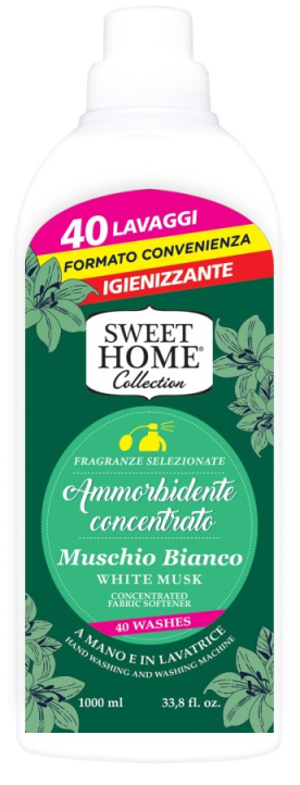 Sweet Home Muschio Bianco Fabric Softener, 1000 mL
