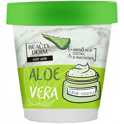 Beautyderm Aloe Vera Body Scrub Soufflé, 190 mL