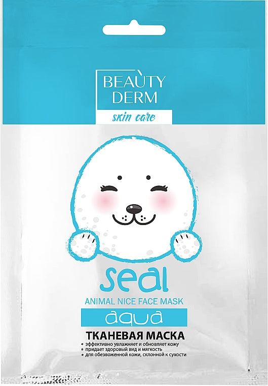 Beautyderm Animal Seal Moisturizing Sheet Mask, 25 mL