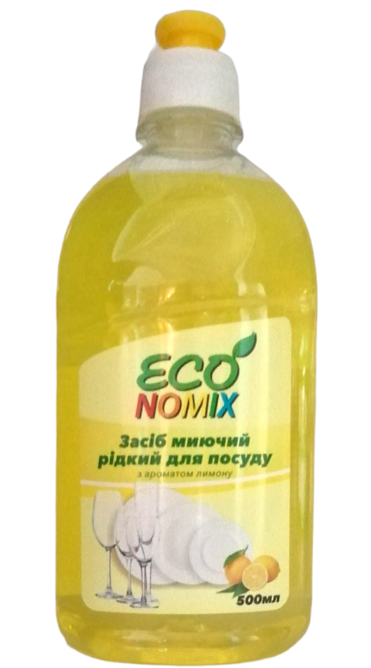 Economix Lemon Dishwashing Liquid, 500 mL