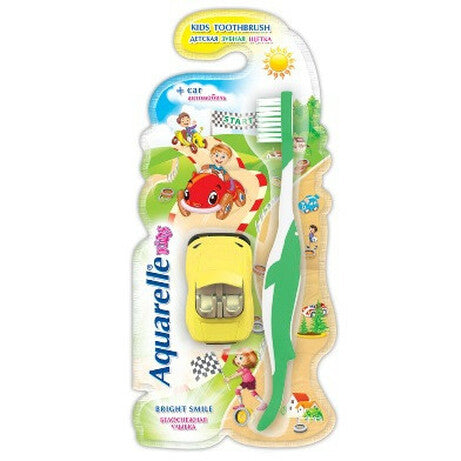 Aquarelle 621 Kids Toothbrush with Toy Car - Image 3