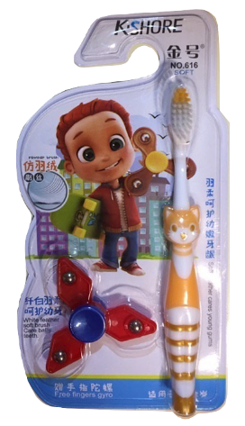 Kids Toothbrush with Spinner, Model 616