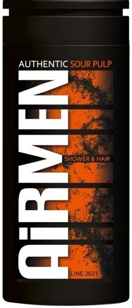 Authentic Airmen Sour Pulp 2-in-1 Shower Gel & Shampoo, 400 mL