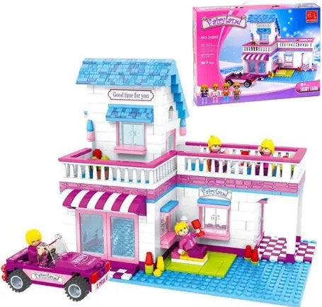 Keyixing 24802 Country House Building Set, 517 pcs