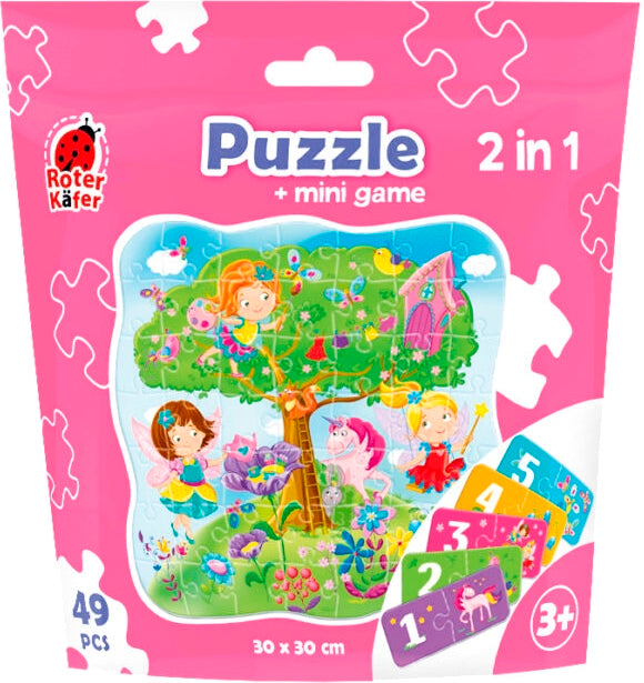 Vladi Toys 2-in-1 Puzzle, 49 pcs, Assorted Designs - Image 3