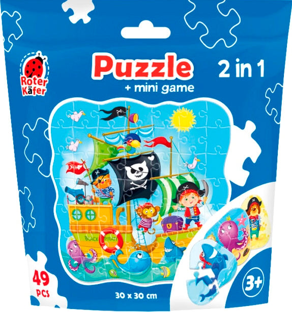 Vladi Toys 2-in-1 Puzzle, 49 pcs, Assorted Designs - Image 4