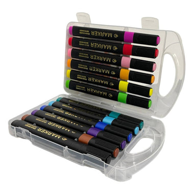 Jumbo TD 8299-12 Brush-Tip Felt Pens, 12 Colors - Image 2