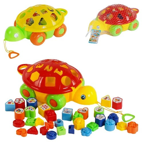 1608A Turtle Shape Sorter Push-Along Toy
