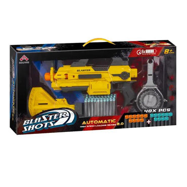 Blaster Shots SB 585 Battery-Powered Toy Blaster with 40 Suction-Cup Soft Darts - Image 2