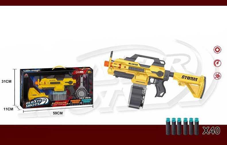 Blaster Shots SB 585 Battery-Powered Toy Blaster with 40 Suction-Cup Soft Darts - Image 3
