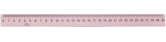 Wooden Ruler, 30 cm - Image 2
