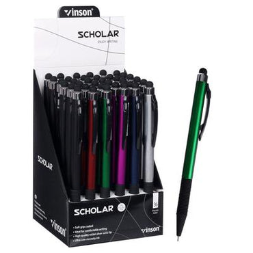 Vinson Scholar 901 Blue Retractable Ballpoint Pen - Image 2