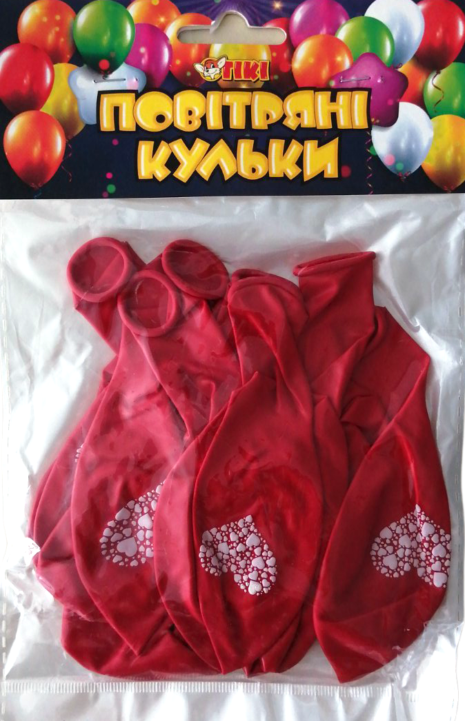 TIKI 12 Heart Balloon (Price per 1 pc)