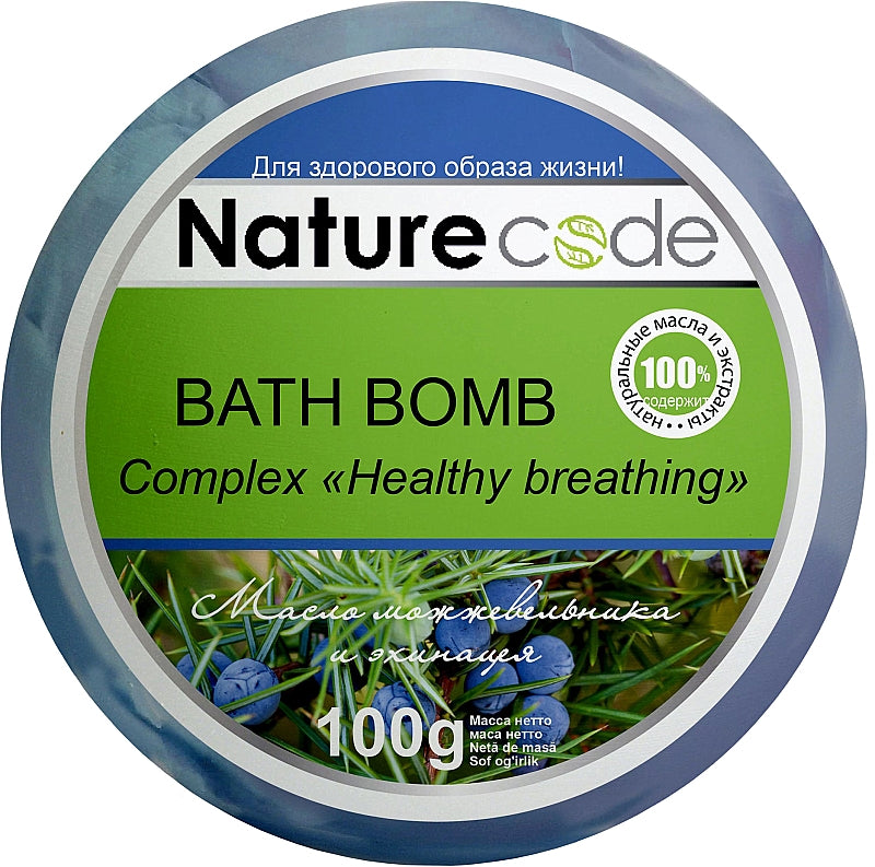 Nature Code Healthy Breathing Bath Bomb, 100 g
