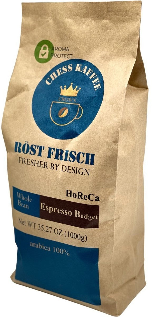 Chess Kaffee Espresso Badget Coffee Beans, 1 kg