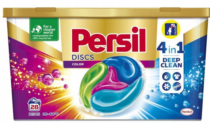 Persil Discs 4 in 1 Deep Clean Color Laundry Detergent Discs, 28 pcs (Price per 1 pc)