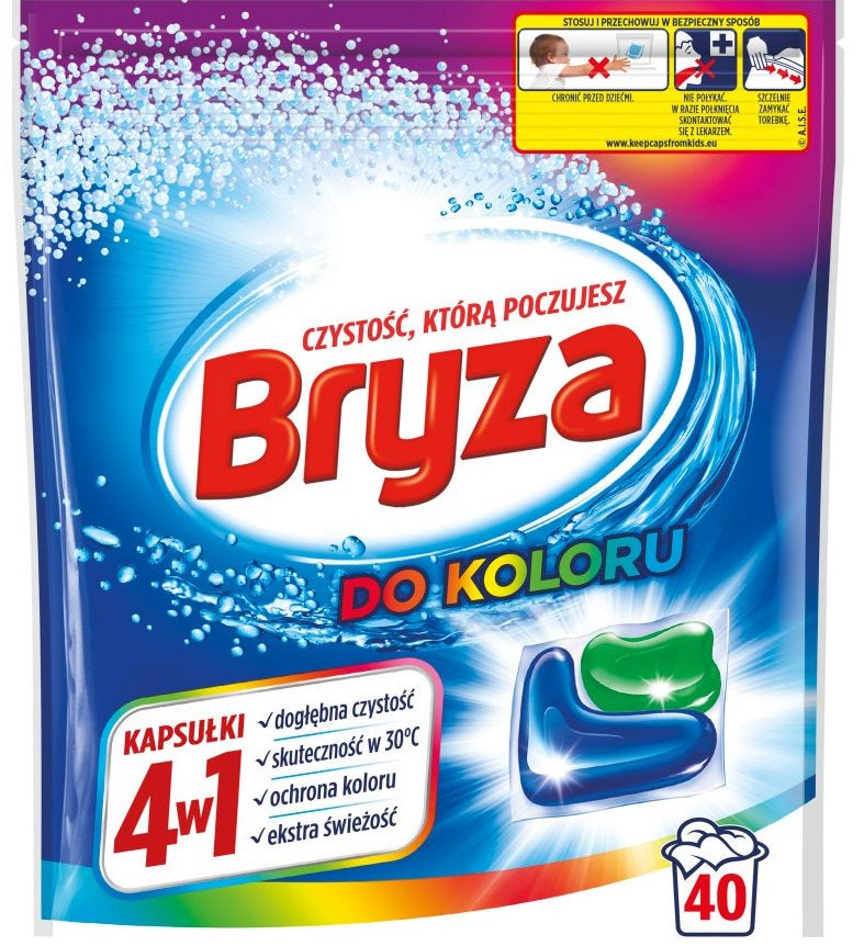 Bryza Color 4-in-1 Laundry Detergent Pods, 40 pcs (Price per 1 pc)